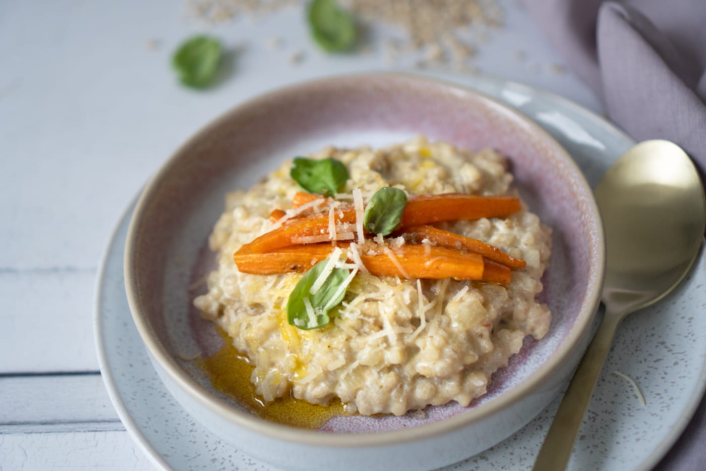 Rollgersten Risotto Rollgersten-Risotto mit Ricotta und Karotte - ekg - Ernährungscoaching ...